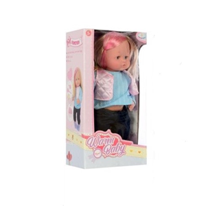 عروسک دخترانه با جلیقه و شلوار وارم بیبی Warm Baby مدل RT05080-2-اسباب بازی